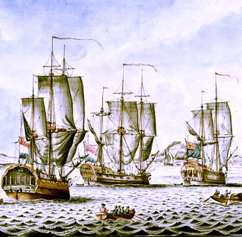 Slave Ships Off St. Eustice